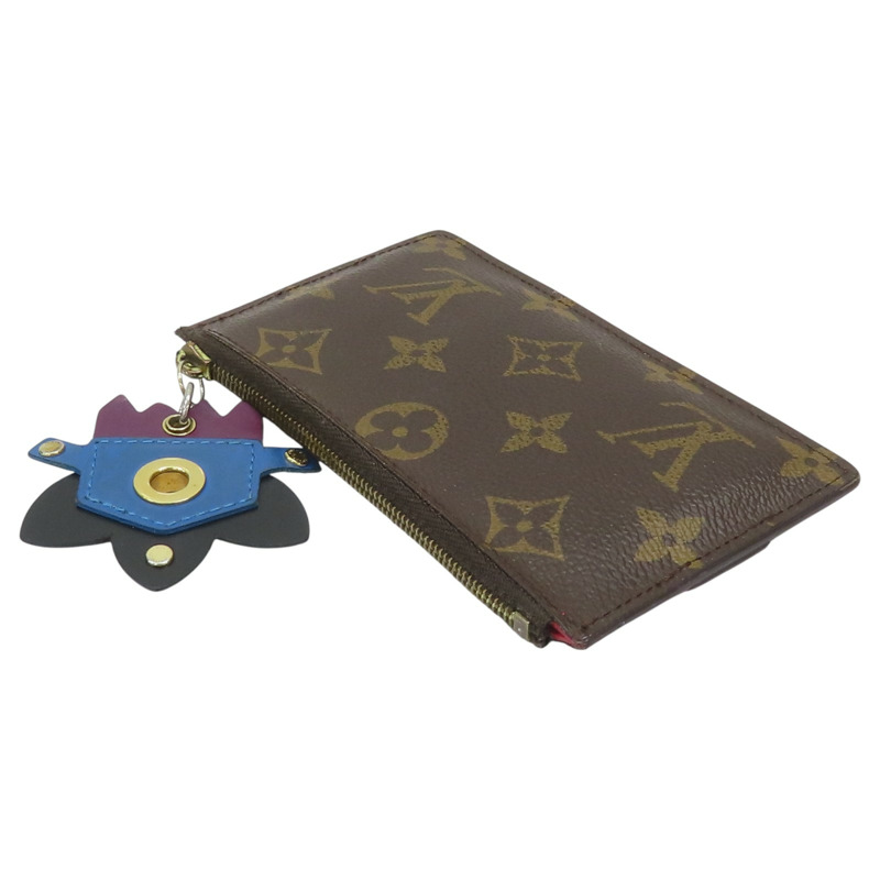 棕色 原花帆布 圖騰 零錢包 M61487【LOUIS VUITTON LV 路易威登】 M61487-3