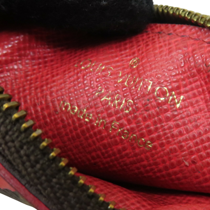 棕色 原花帆布 圖騰 零錢包 M61487【LOUIS VUITTON LV 路易威登】 M61487-6