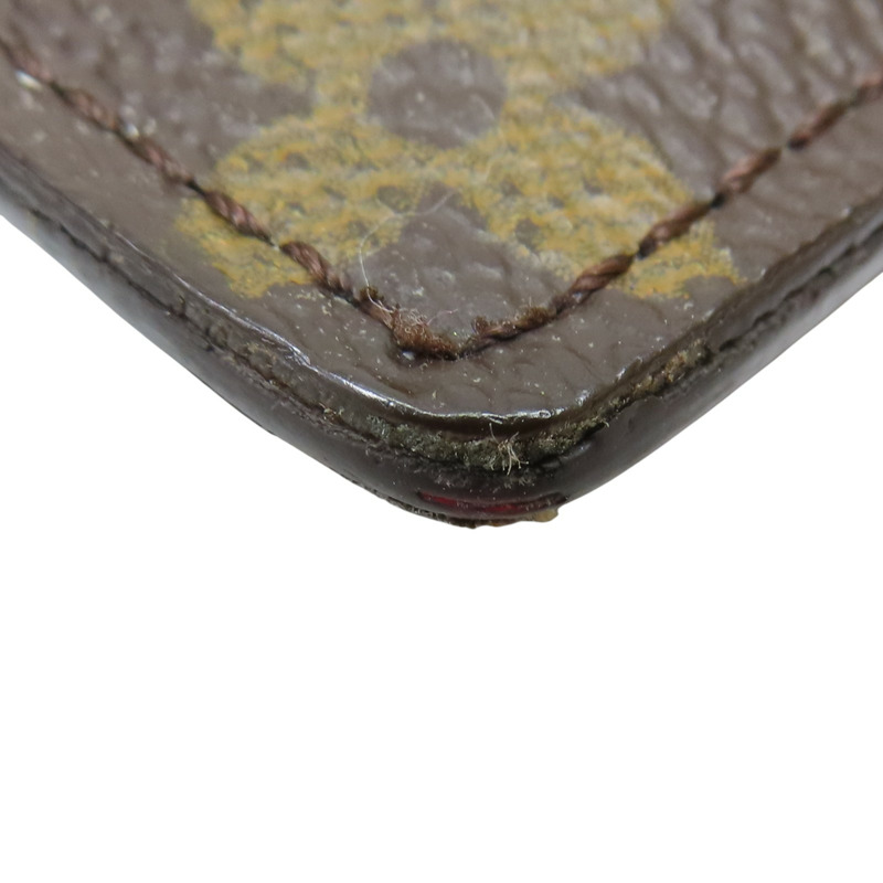 棕色 原花帆布 圖騰 零錢包 M61487【LOUIS VUITTON LV 路易威登】 M61487-8