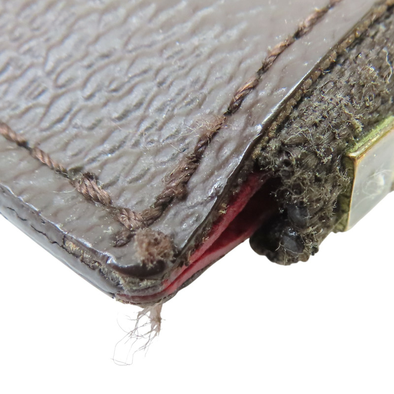 棕色 原花帆布 圖騰 零錢包 M61487【LOUIS VUITTON LV 路易威登】 M61487-9