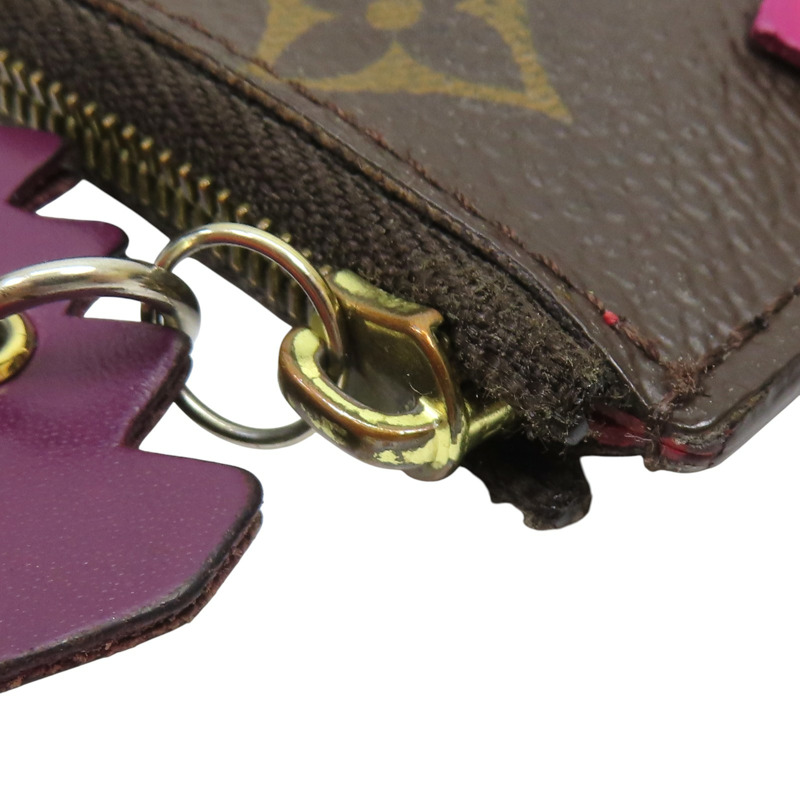 棕色 原花帆布 圖騰 零錢包 M61487【LOUIS VUITTON LV 路易威登】 M61487-10