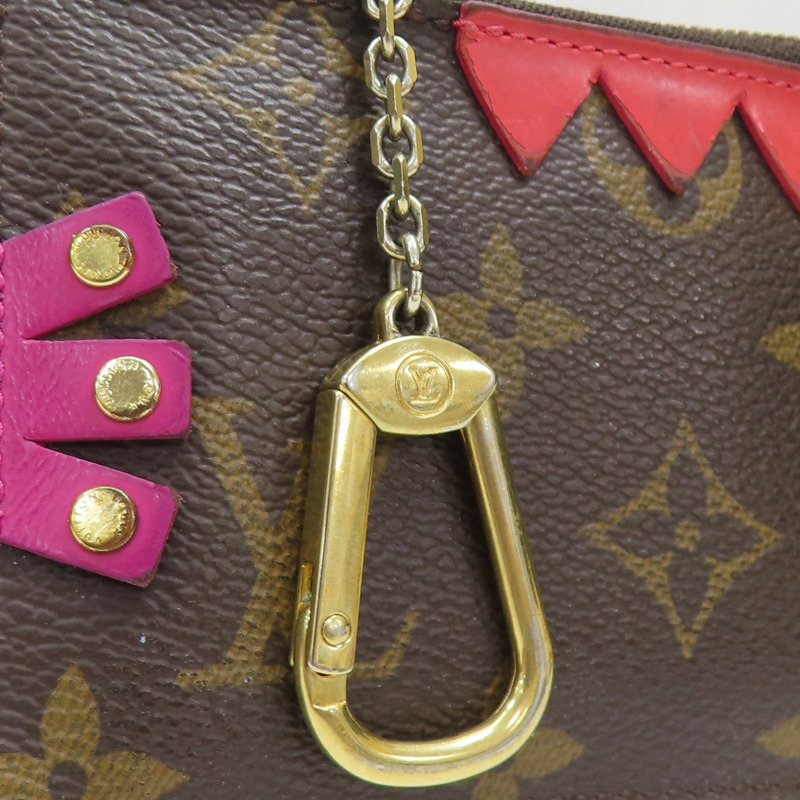 棕色 原花帆布 圖騰 零錢包 M61487【LOUIS VUITTON LV 路易威登】 M61487-11