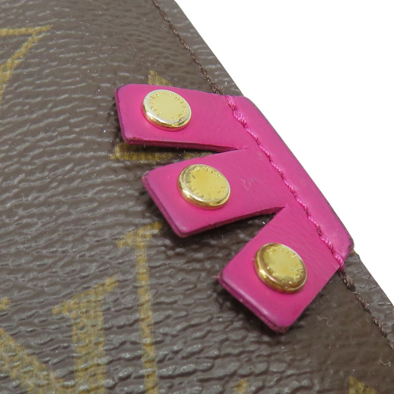 棕色 原花帆布 圖騰 零錢包 M61487【LOUIS VUITTON LV 路易威登】 M61487-15