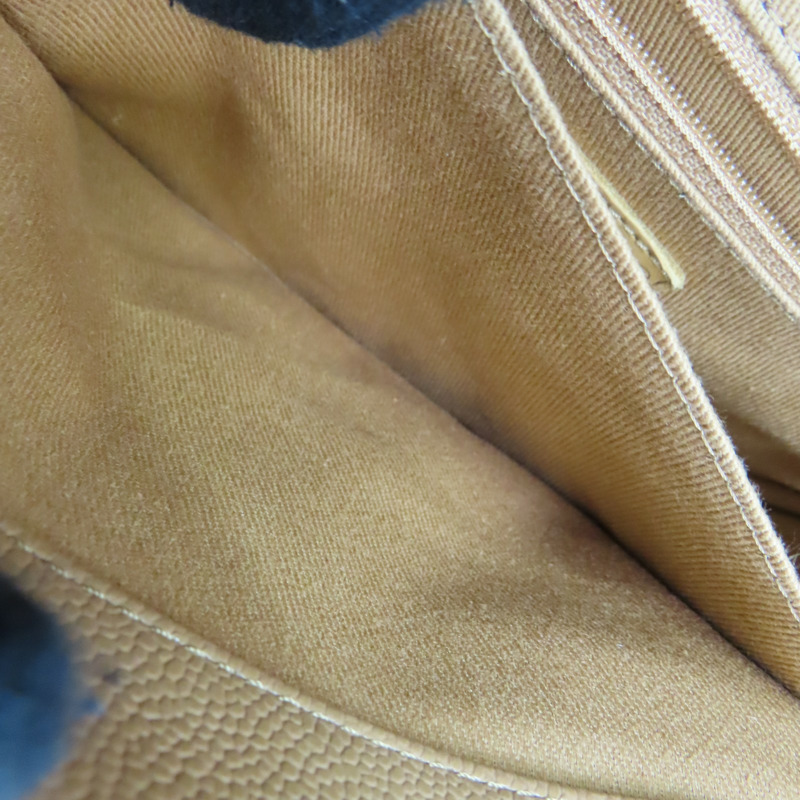 棕色 牛皮 菱格紋 荔枝紋 郵差包 肩背包 A93607【CHANEL 香奈兒】 A93607-7