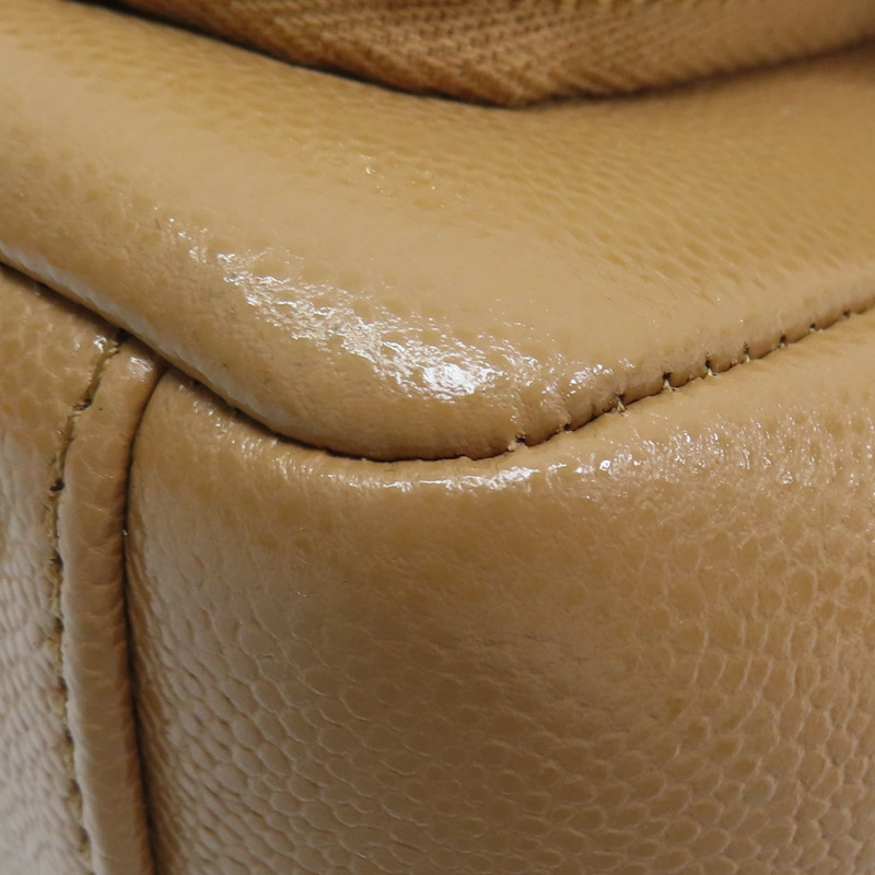 棕色 牛皮 菱格紋 荔枝紋 郵差包 肩背包 A93607【CHANEL 香奈兒】 A93607-16