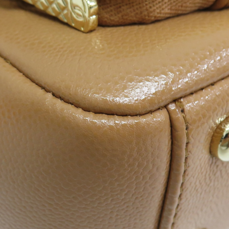 棕色 牛皮 菱格紋 荔枝紋 郵差包 肩背包 A93607【CHANEL 香奈兒】 A93607-17