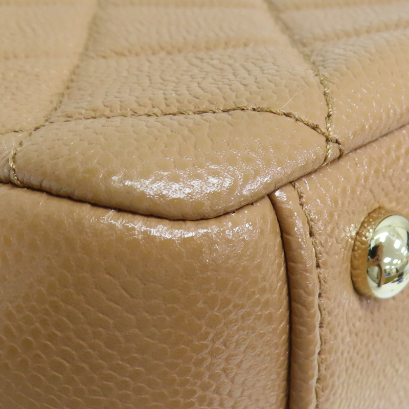 棕色 牛皮 菱格紋 荔枝紋 郵差包 肩背包 A93607【CHANEL 香奈兒】 A93607-19