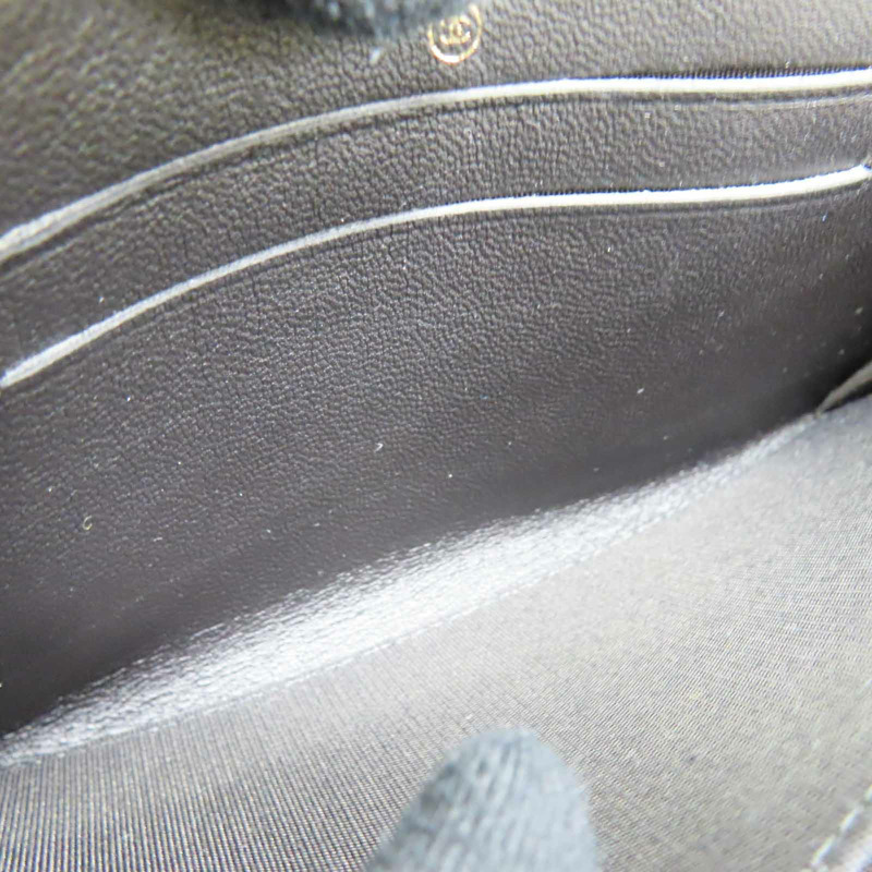 黑色羊皮 短夾【CHANEL 香奈兒】-5