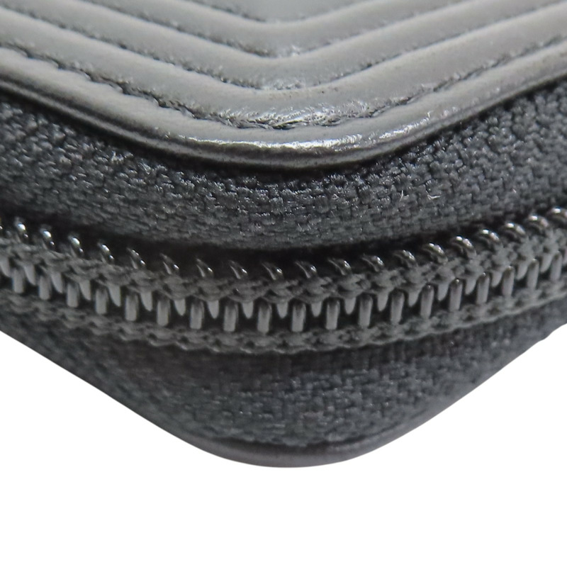 黑色羊皮 短夾【CHANEL 香奈兒】-11