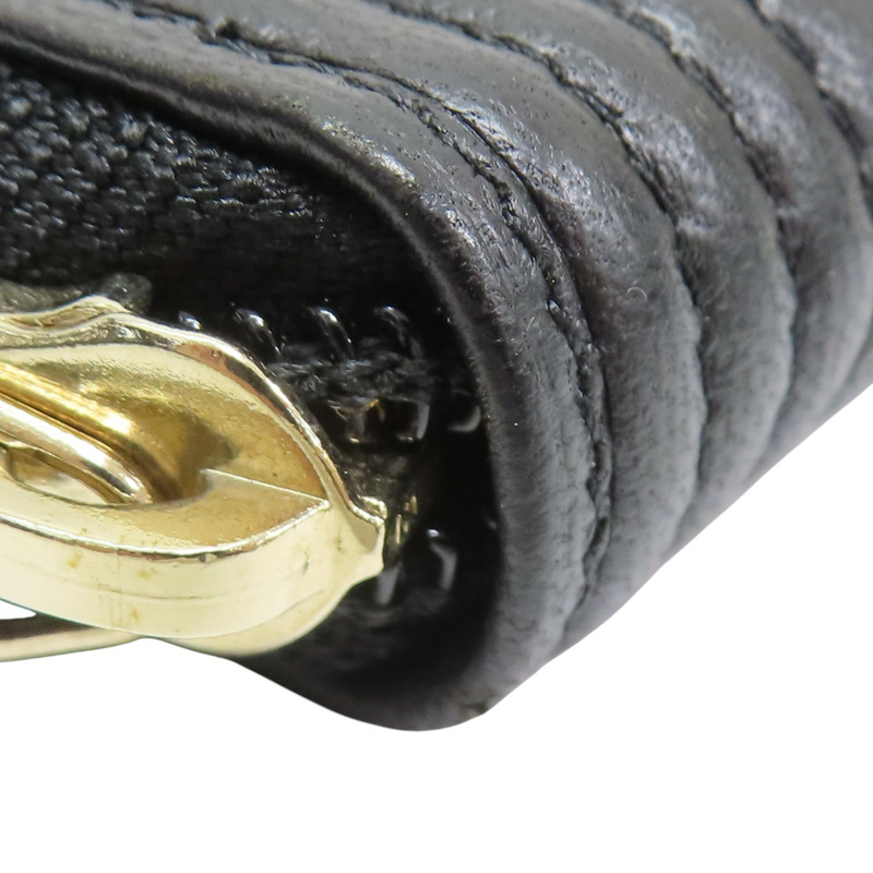 黑色羊皮 短夾【CHANEL 香奈兒】-13