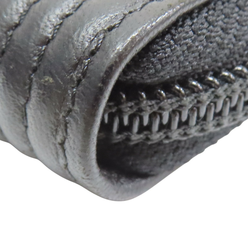 黑色羊皮 短夾【CHANEL 香奈兒】-14