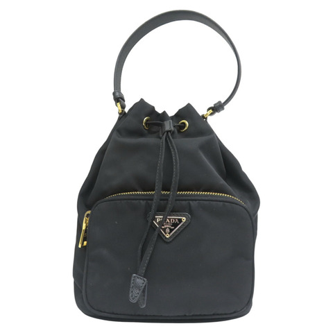 黑色尼龍 手提包 (缺背帶)【PRADA 普拉達】