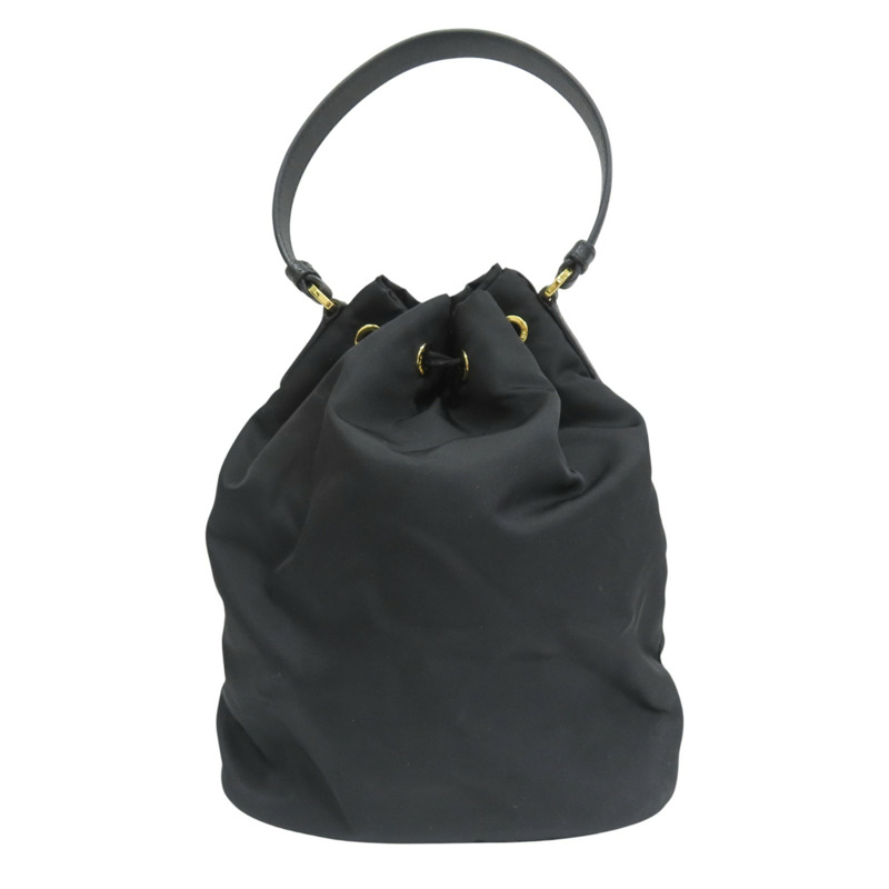 黑色尼龍 手提包 (缺背帶)【PRADA 普拉達】-1