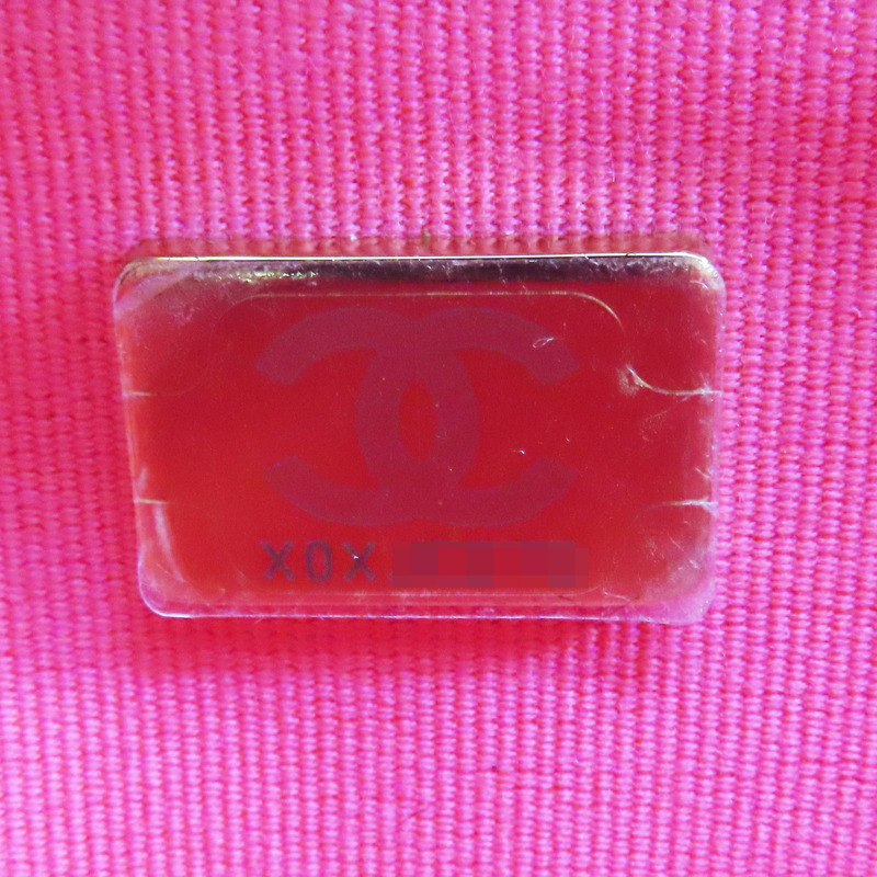 桃紅色 羊皮 WOC 雙鏈包 金釦【CHANEL 香奈兒】 AP3244-7