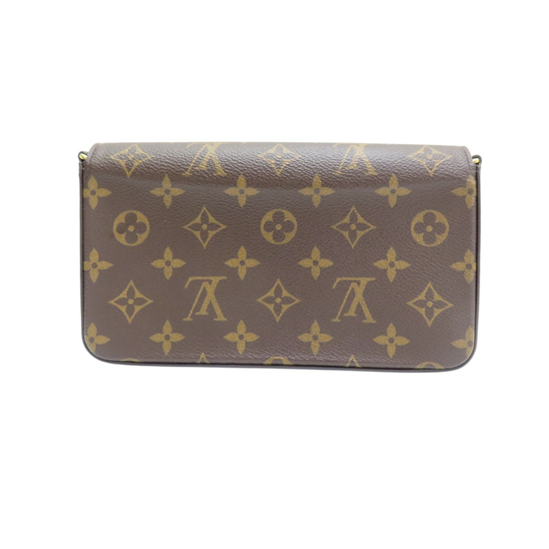 棕色 原花 帆布 Pochette Felicie 肩背包 M61276【LOUIS VUITTON LV 路易威登】 M81896-1