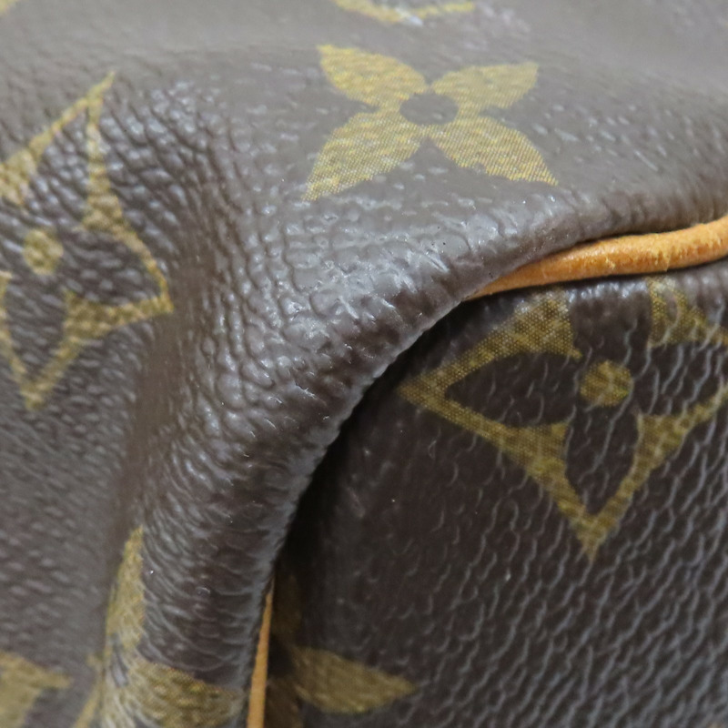 棕色 原花帆布 Speedy Bandouliere 30 兩用包 無鑰匙【LOUIS VUITTON LV 路易威登】 M46980-11