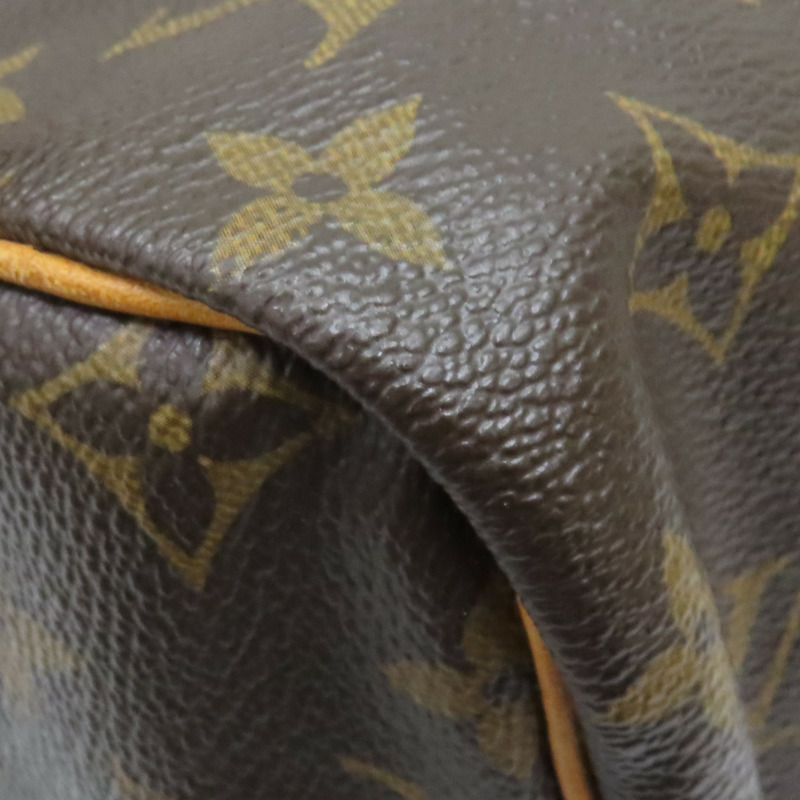 棕色 原花帆布 Speedy Bandouliere 30 兩用包 無鑰匙【LOUIS VUITTON LV 路易威登】 M46980-12