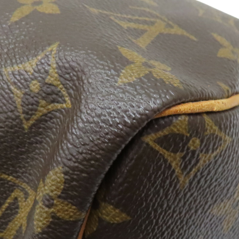 棕色 原花帆布 Speedy Bandouliere 30 兩用包 無鑰匙【LOUIS VUITTON LV 路易威登】 M46980-13