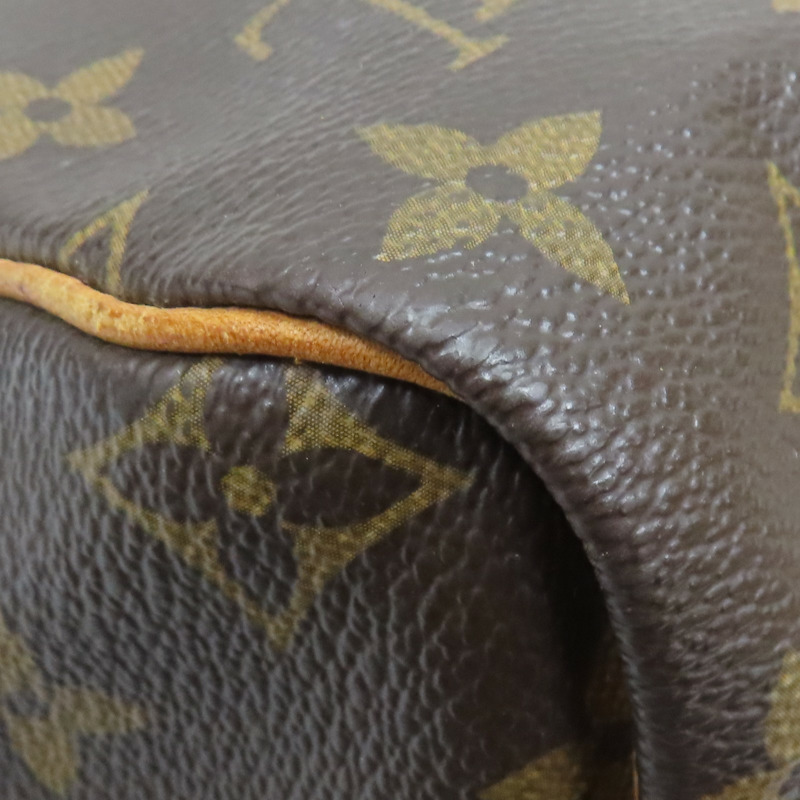 棕色 原花帆布 Speedy Bandouliere 30 兩用包 無鑰匙【LOUIS VUITTON LV 路易威登】 M46980-14