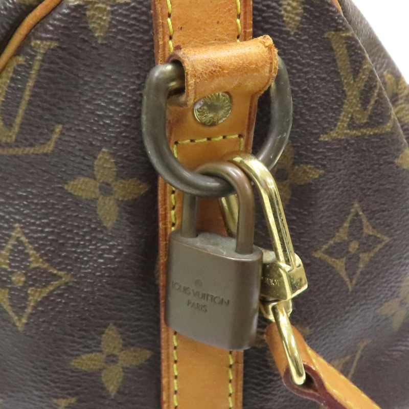 棕色 原花帆布 Speedy Bandouliere 30 兩用包 無鑰匙【LOUIS VUITTON LV 路易威登】 M46980-15