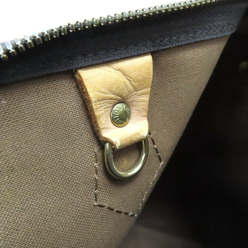 棕色 原花帆布 Speedy Bandouliere 30 兩用包 無鑰匙【LOUIS VUITTON LV 路易威登】 M46980-18