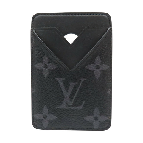 黑色 Mongram Edipse帆布 Porte-Cartes Magnet 磁吸式 卡夾 M12602【LOUIS VUITTON LV 路易威登】 M12602