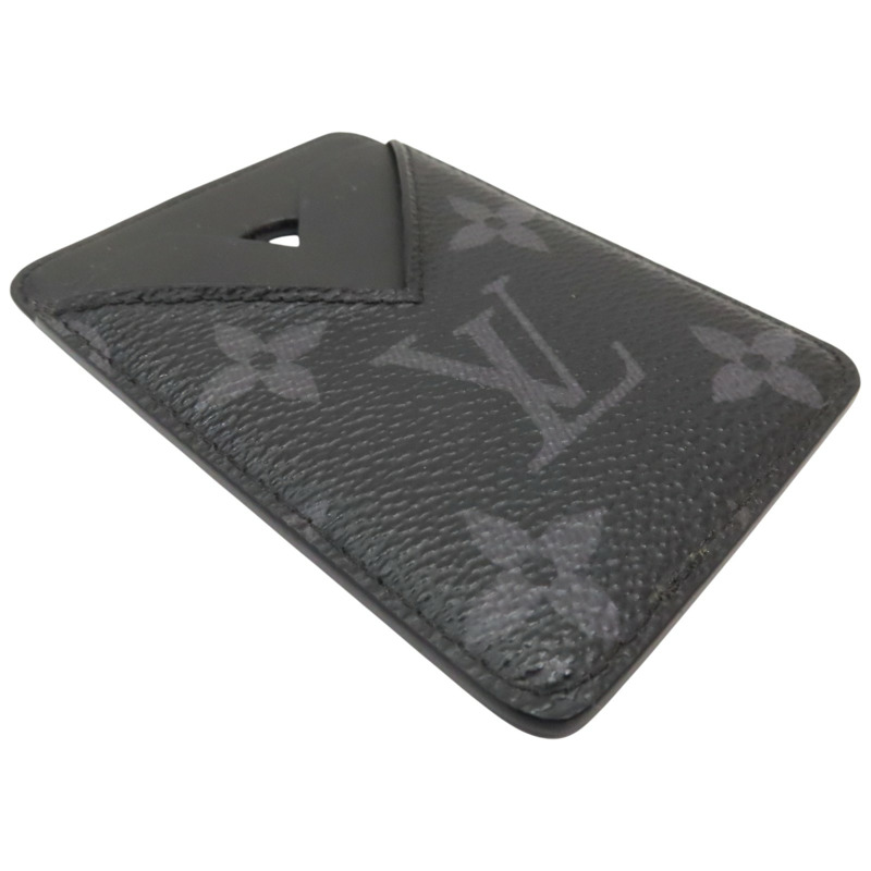 黑色 Mongram Edipse帆布 Porte-Cartes Magnet 磁吸式 卡夾 M12602【LOUIS VUITTON LV 路易威登】 M12602-2
