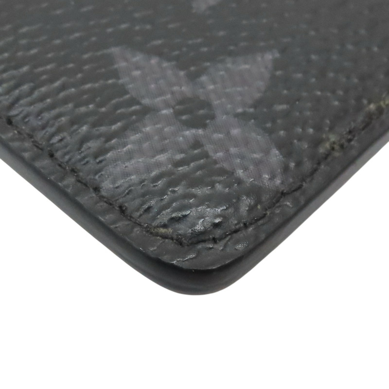 黑色 Mongram Edipse帆布 Porte-Cartes Magnet 磁吸式 卡夾 M12602【LOUIS VUITTON LV 路易威登】 M12602-6