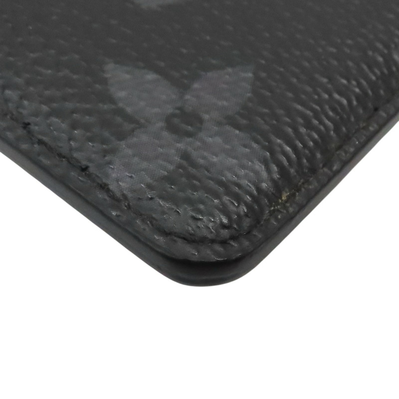 黑色 Mongram Edipse帆布 Porte-Cartes Magnet 磁吸式 卡夾 M12602【LOUIS VUITTON LV 路易威登】 M12602-9