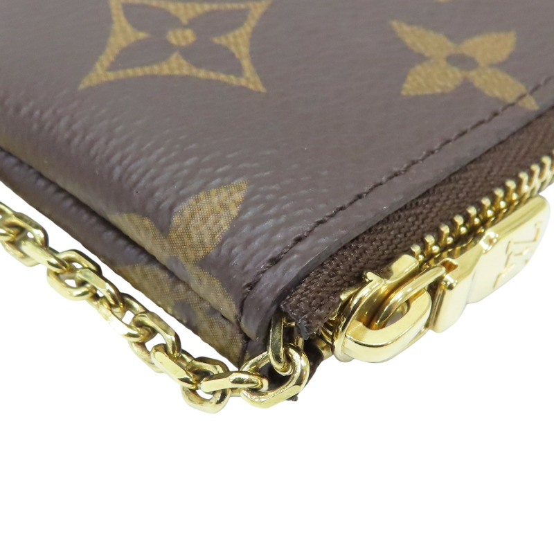 棕色 原花帆布 鑰匙零錢包 M62650【LOUIS VUITTON LV 路易威登】 M62650-10