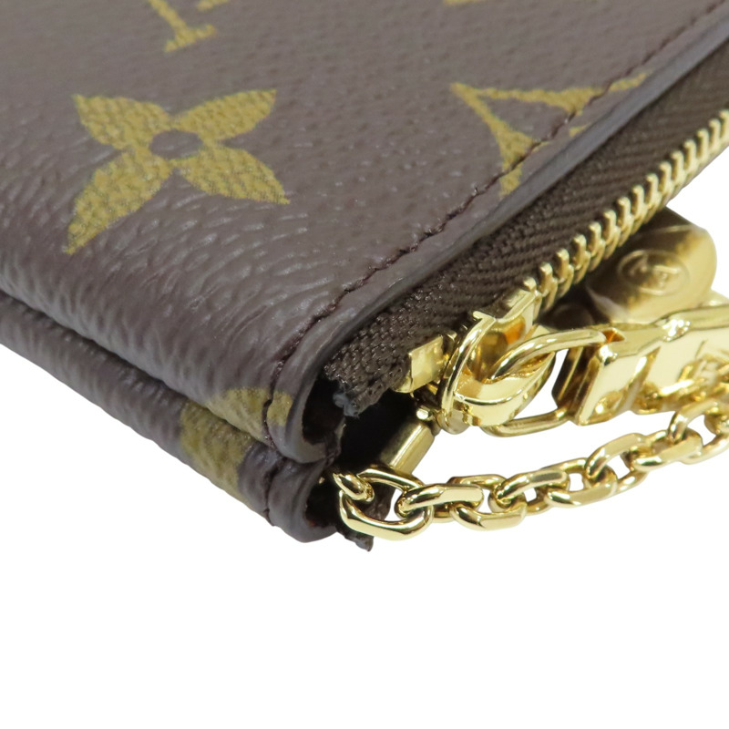 棕色 原花帆布 鑰匙零錢包S M13559【LOUIS VUITTON LV 路易威登】 M13559-9