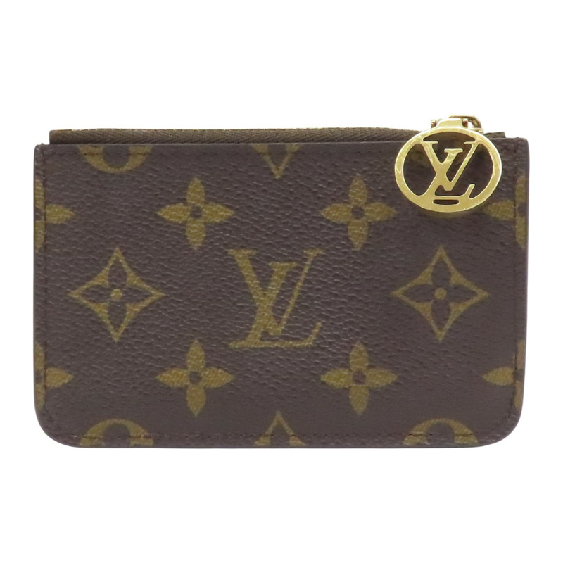 棕色 原花帆布 Romy 名片夾 M81880【LOUIS VUITTON LV 路易威登】 M81880-0