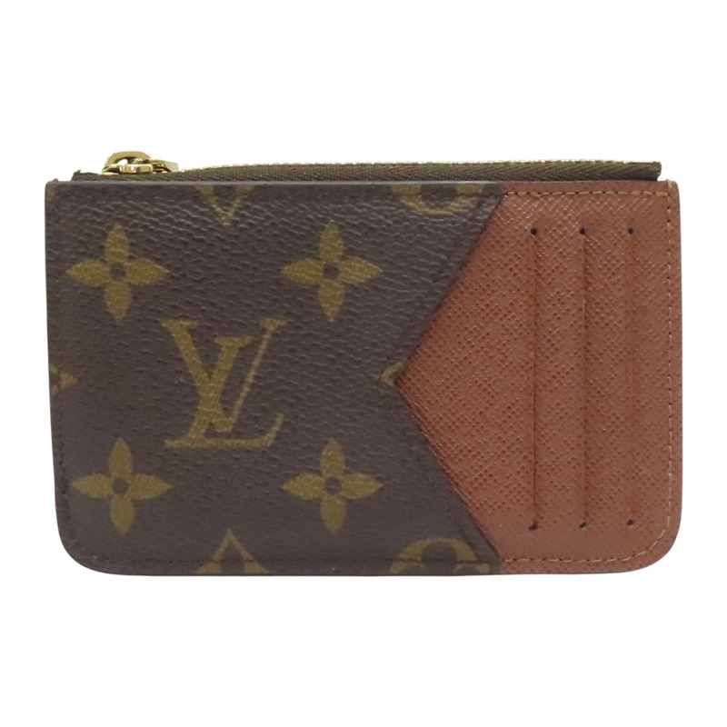 棕色 原花帆布 Romy 名片夾 M81880【LOUIS VUITTON LV 路易威登】 M81880-1