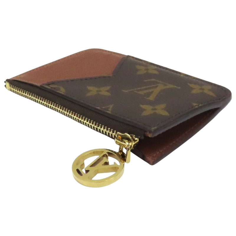 棕色 原花帆布 Romy 名片夾 M81880【LOUIS VUITTON LV 路易威登】 M81880-3
