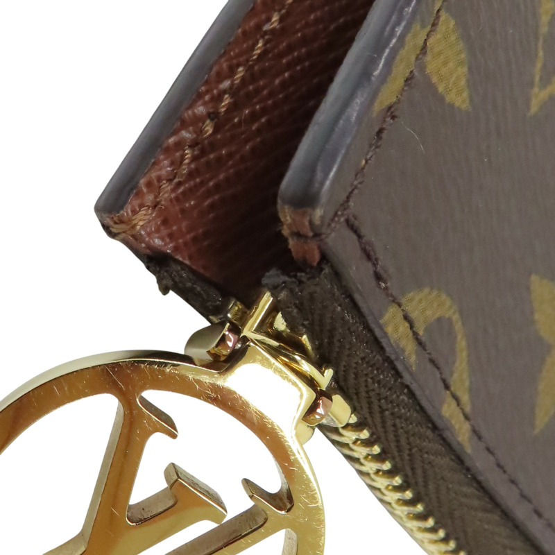 棕色 原花帆布 Romy 名片夾 M81880【LOUIS VUITTON LV 路易威登】 M81880-9