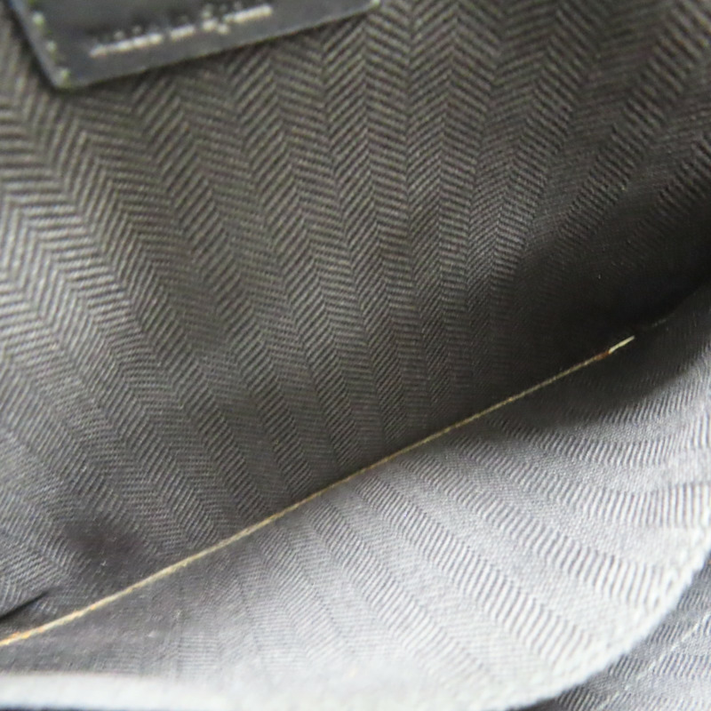 黑色 牛皮 拉鍊 肩背包 LOEWE 羅威】-5