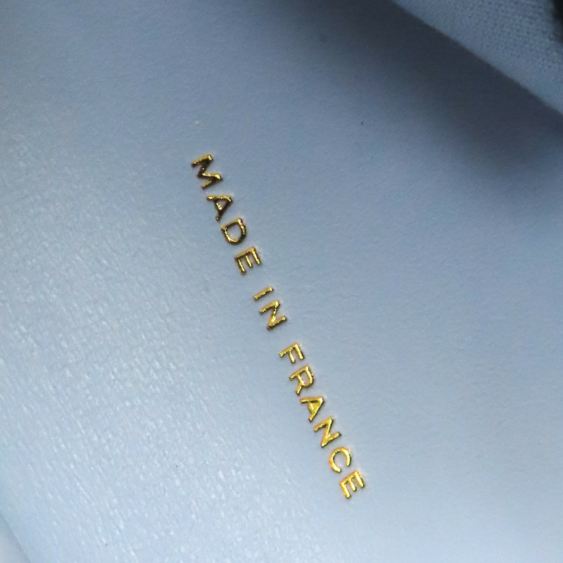 藍色 荔枝紋 牛皮 銀扣 三折短夾 【CHANEL 香奈兒】-8