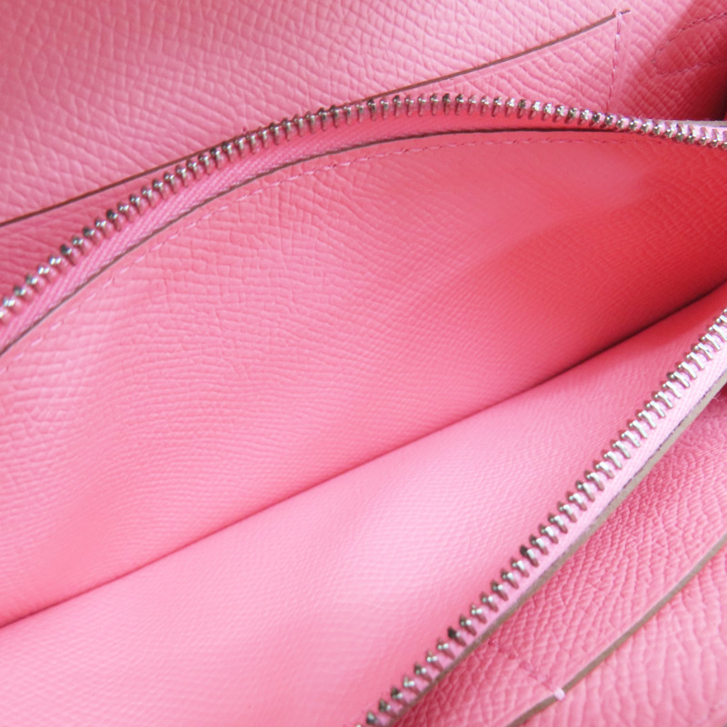 奶昔粉 Epsom牛皮 Kelly To go 肩背包 Z刻 銀釦【HERMES 愛馬仕】-5