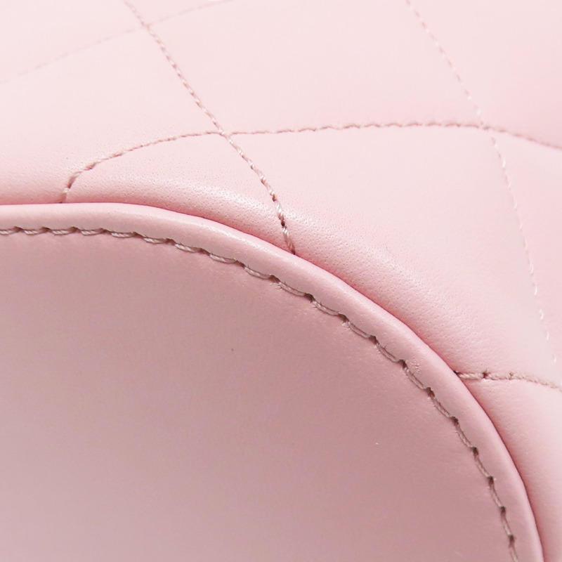 粉色 羊皮 Trendy CC 化妝箱 肩背包 金釦【CHANEL 香奈兒】 AS1626-11