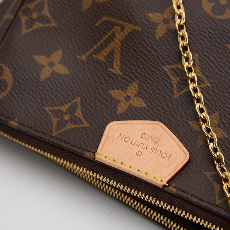 二手Lv 五合一麻將包/綠背帶 晶片款-3