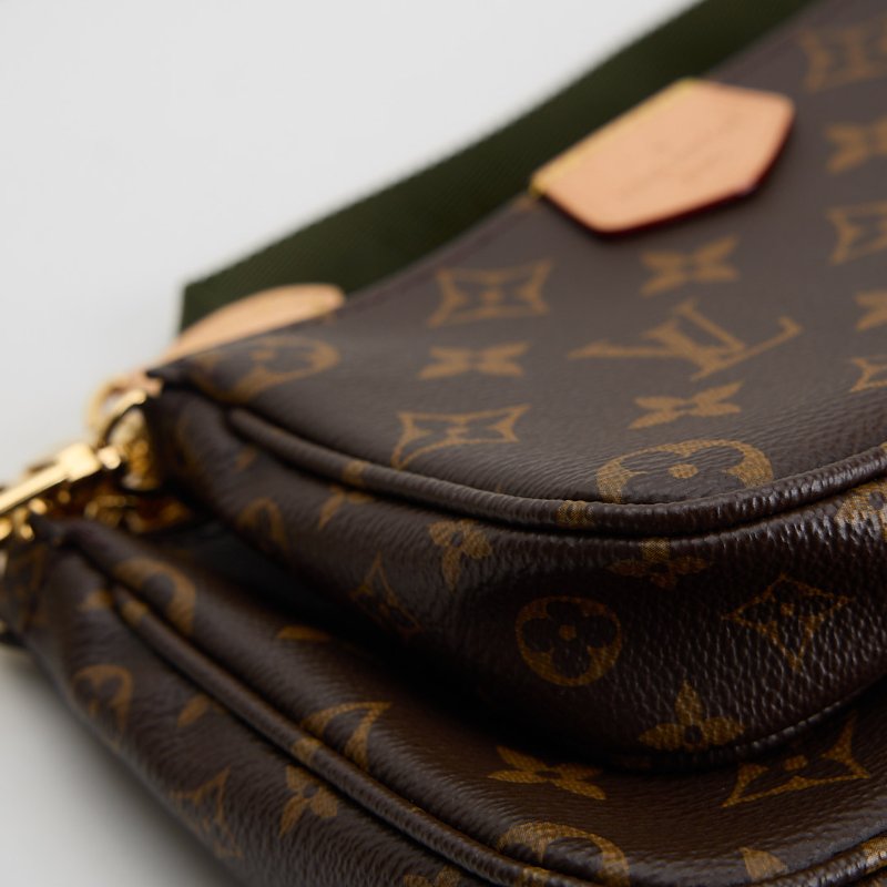 二手Lv 五合一麻將包/綠背帶 晶片款-5