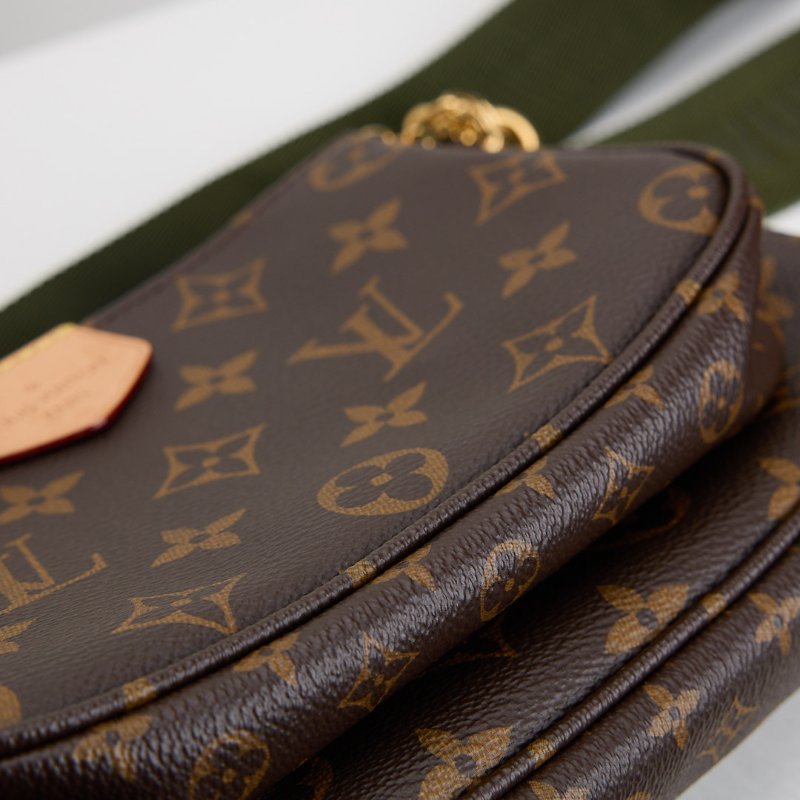 二手Lv 五合一麻將包/綠背帶 晶片款-6