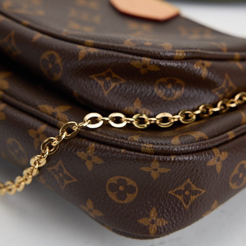 二手Lv 五合一麻將包/綠背帶 晶片款-9