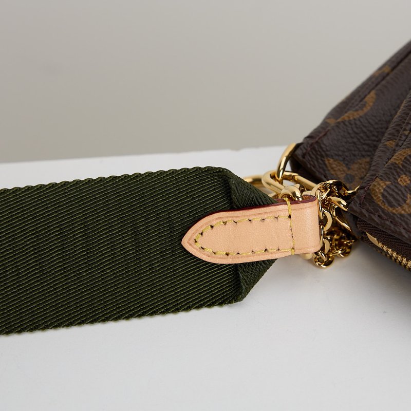 二手Lv 五合一麻將包/綠背帶 晶片款-15