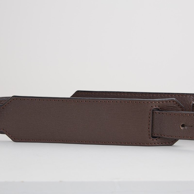 二手Loewe Puzzle edge 中號深棕色-14