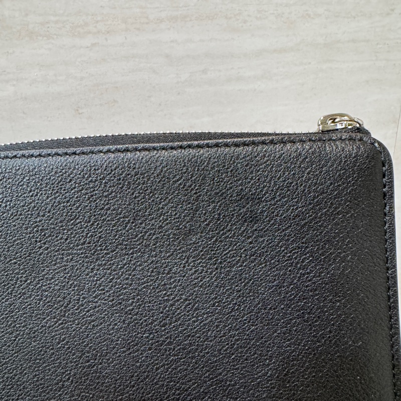 LV Comete 黑牛皮拉鍊長夾 少見款-12