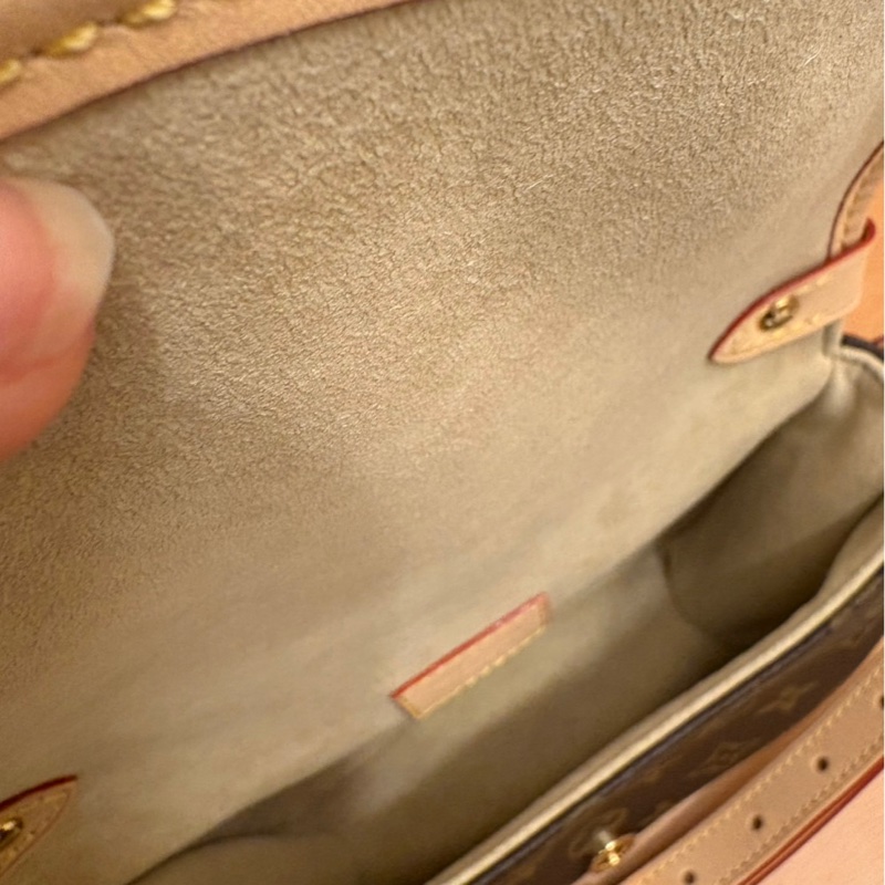 LV 路易威登 雙子星 Saumur bb /斜背包/經典老花/97新美品-2