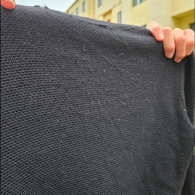 Moncler Cardigan經典款黑色拼接針織羽絨外套-21