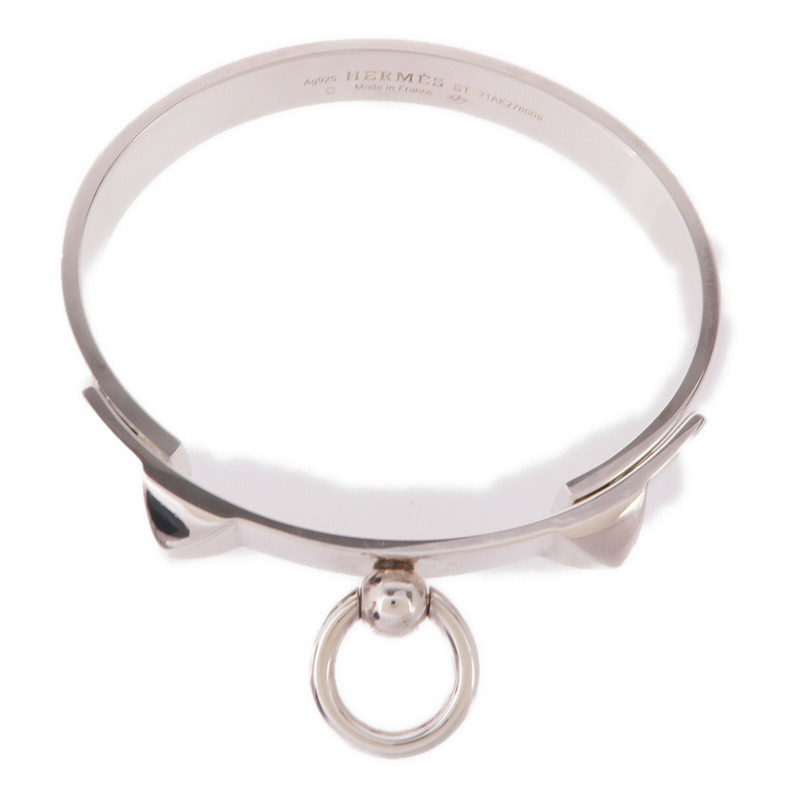 HERMES 925純銀CDC Collier de chien Bracelet手鐲-3