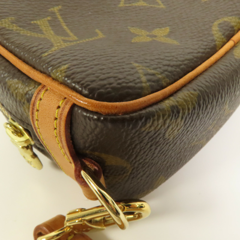 LOUIS VUITTON Monogram Trousse Wapity Pouch金扣手拿包-8